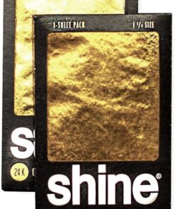 Buy Shine Gold Infused Papers| Simne gold rolling papers